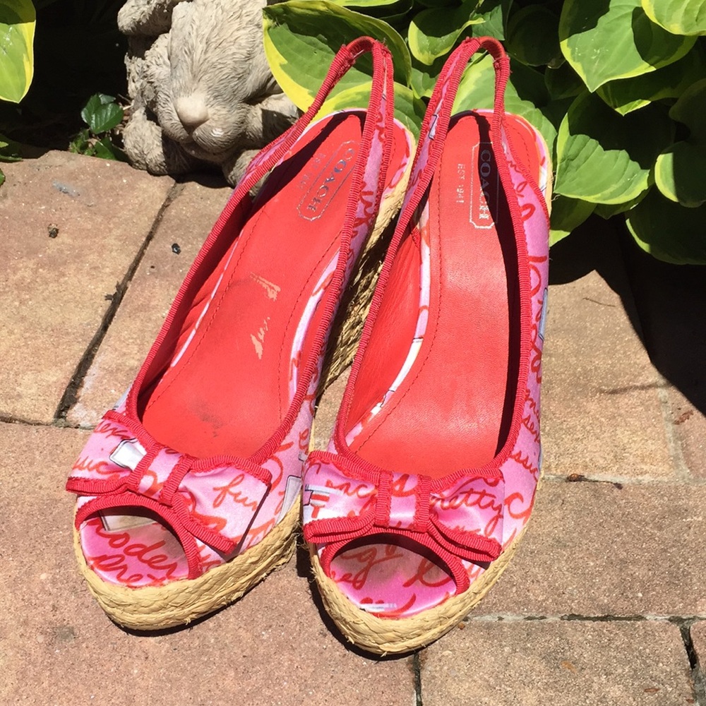 Coach wedges